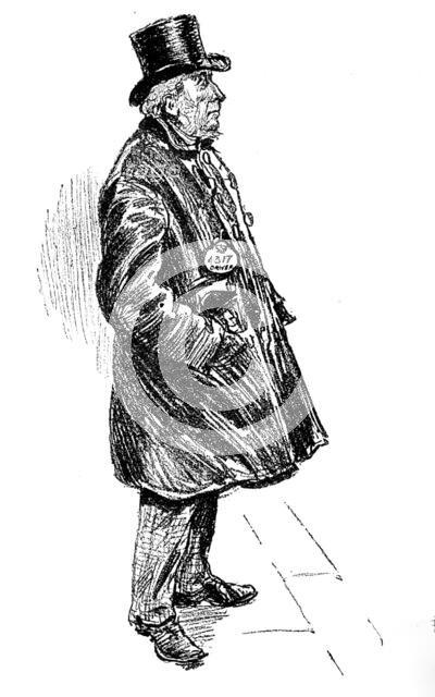 Sketches of London Cabs and Cabmen: one of the old school, 1890. Creator: Unknown.