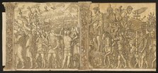The Triumph of Julius Caesar [no.1 and 2 plus 2 columns], 1599. Creator: Andrea Andreani.