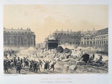 'Colonne de la Place Vendome', Paris Commune, 16 May 1871.  Artist: Anon