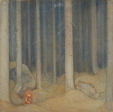 Humpe in the enchanted forest (Humpe i trollskogen), 1913.