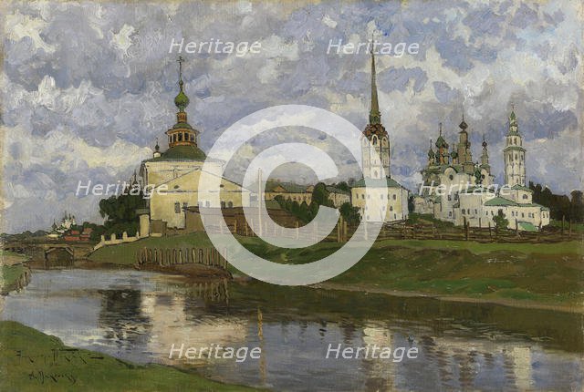 Solikamsk, 1910. Creator: Makovsky, Alexander Vladimirovich (1869-1924).