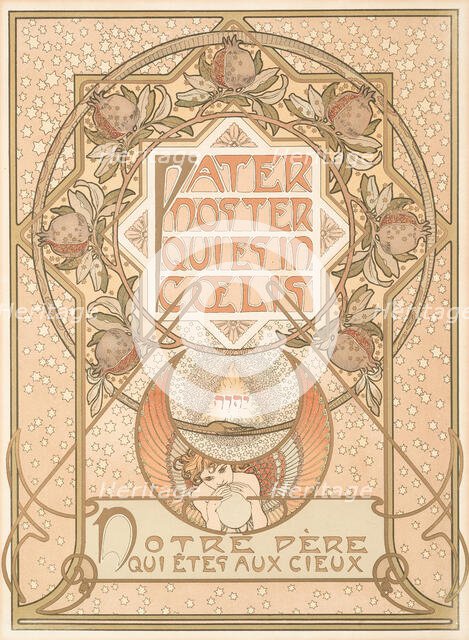 Pater Noster, 1900. Creator: Mucha, Alfons Marie (1860-1939).