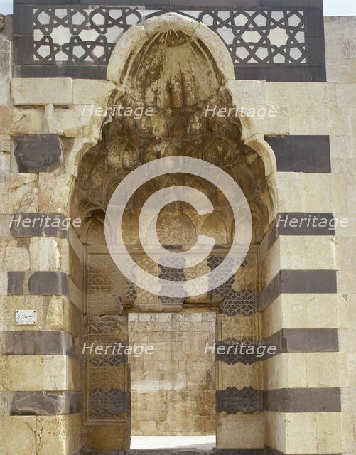Entrance to Turkish bath or hammam, Aleppo, Syria. Creator: Unknown.