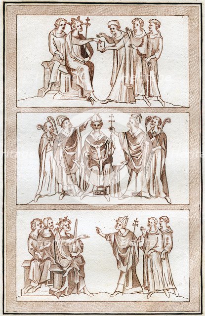 The Life of Thomas Becket, (1801).Artist: Joseph Strutt