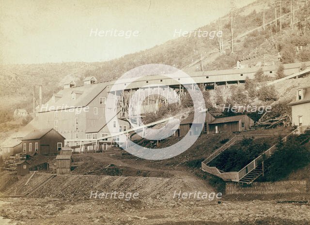 De Smet Gold Stamp Mill, Central City, Dak, 1888. Creator: John C. H. Grabill.