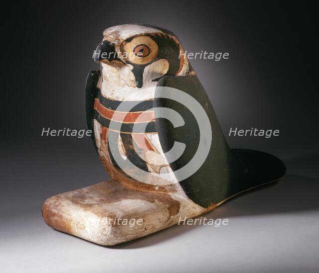 Mummiform Falcon with Inscribed Menat, Third Intermediate Period (1070-712 B.C.). Creator: Unknown.