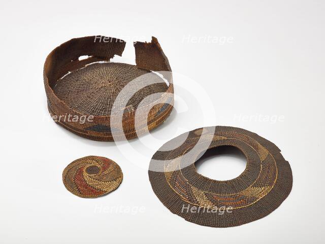 Basket and lid, 1870-1886. Creator: Unknown.