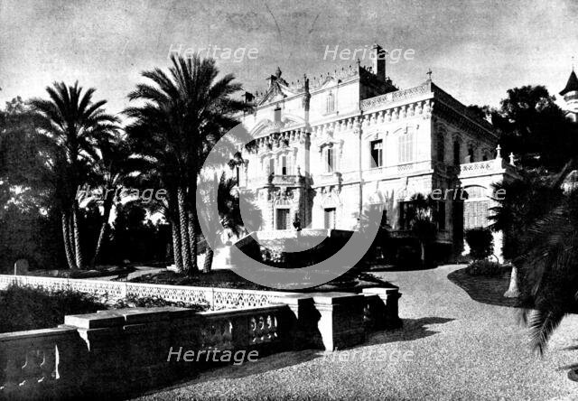 Château Thorenc, Cannes, where Mr. Gladstone is now staying as the guest of Lord Rendel, 1898. Creator: Numa Blanc.