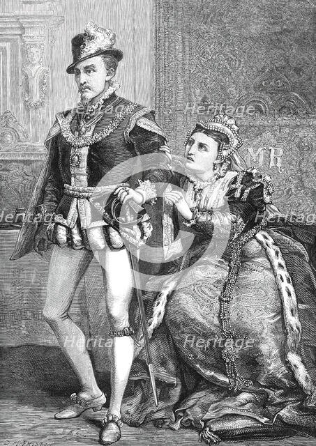 Scene from Tennyson's "Queen Mary" at the Lyceum Theatre, 1876. Creator: Unknown.