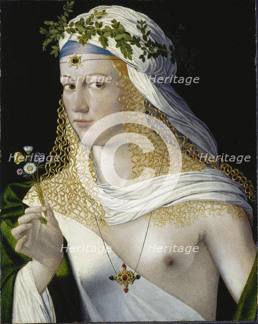 Idealized Portrait of a Courtesan as Flora.