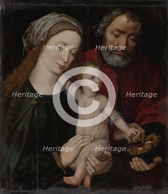 The Holy Family, 1525-1530. Creator: Benson, Ambrosius (1495-1550).
