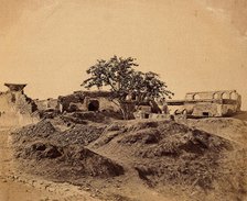 India: a ruined building, c1858. Creator: Felice Beato.