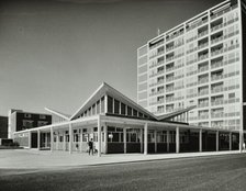 Abbey Wood Estate, Woolwich, London: exterior of youth club, 1964. Creator: Unknown.