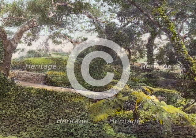 "Glen Oaks," James Hobart Moore house, East Valley Road, Montecito, California, 1917. Creator: Frances Benjamin Johnston.