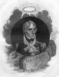 Lord Horatio Nelson, English naval commander, 1816.Artist: T Wallis