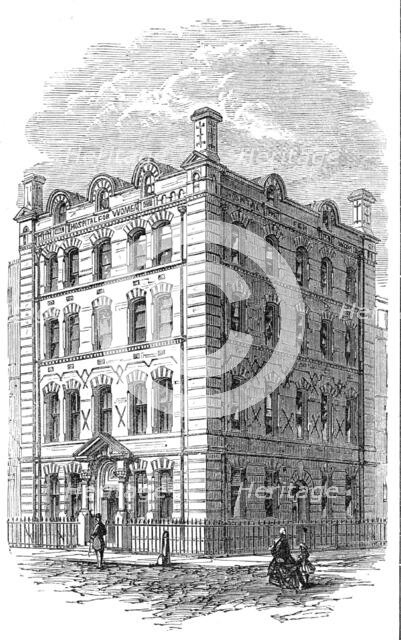 The Hospital for Women, Soho-Square, 1864. Creator: Unknown.