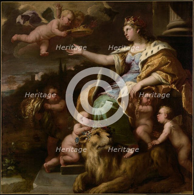 Allegory of Magnanimity, about 1670. Creator: Luca Giordano.