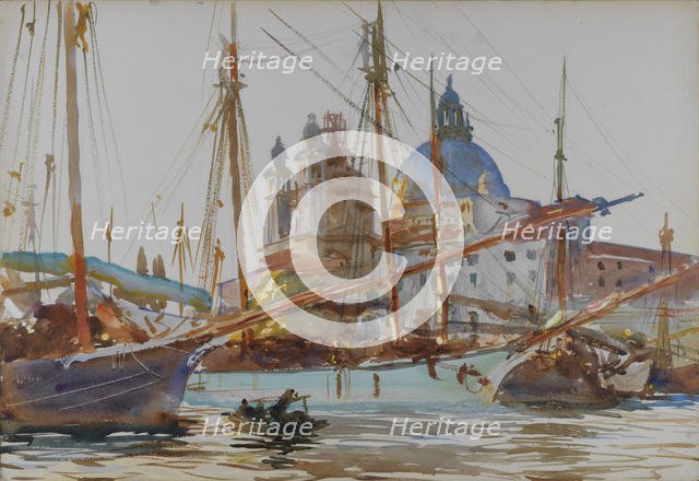 Santa Maria della Salute in Venice, ca 1904-1906. Creator: Sargent, John Singer (1856-1925).