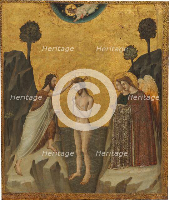 The Baptism of Christ, c. 1335. Creator: Giovanni Baronzio.
