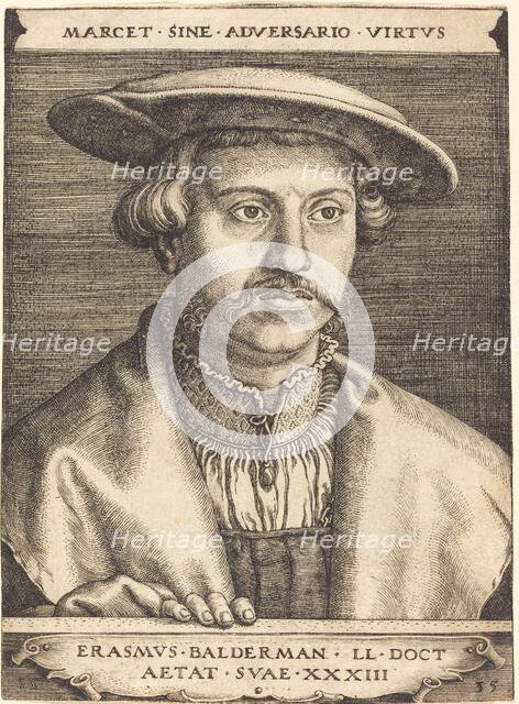 Erasmus Balderman, 1535. Creator: Barthel Beham.