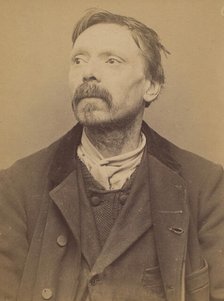 Willems. Charles, Louis. 52 ans, né à Houndchocte (Nord). Tailleur d'habits. Anarchiste. 1..., 1894. Creator: Alphonse Bertillon.