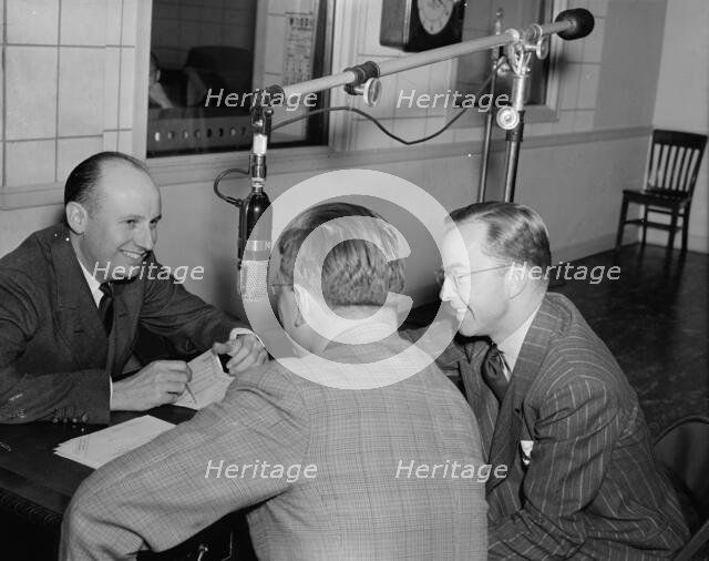 Portrait of Ted Weems, WINX, Washington, D.C., ca. 1940. Creator: William Paul Gottlieb.