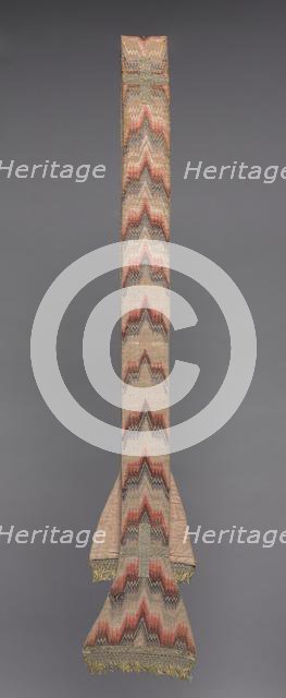 Embroidered Stole, 1800s. Creator: Unknown.