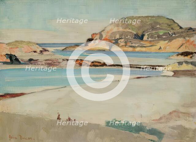 A Beach Scene, 1900-1924. Creator: John Duncan.