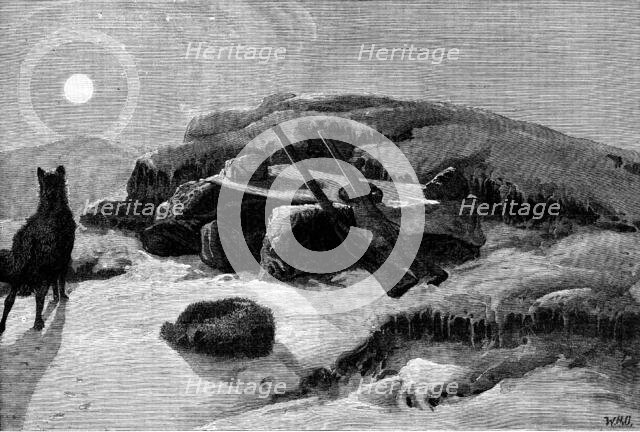 The American Franklin Search Expedition: an Arctic night's lodging, 1881. Creator: Unknown.