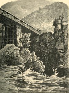'The West Branch of Bellows Falls', 1874. Creator: James L. Langridge.