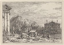 The Market at Dolo, c. 1735/1746. Creator: Canaletto.