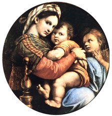 'Madonna della Seggiola', 1514. Artist: Raphael