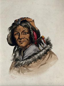 Head of a woman of Simla, 1866. Creator: R Clint.