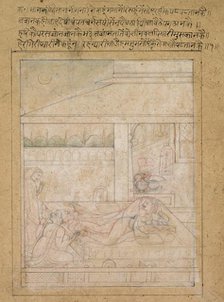 Radha and Krishna's Reconciliation , c. 1790-1800. Creator: Unknown.