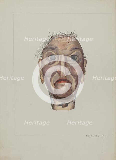 Wood Chopper Puppet, c. 1937. Creator: Bertha Semple.