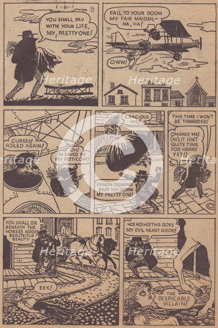 'Desperate Desmond', cartoon strip, c1955.  Creator: Shirley Markham.