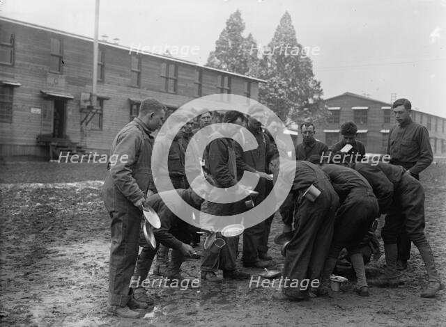 Camp Meade, Maryland - Winter Views, 1917. Creator: Harris & Ewing.