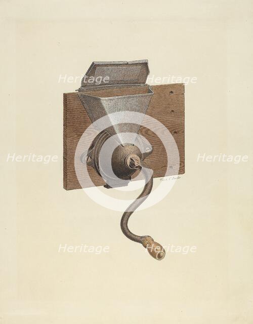 Coffee Mill, 1935/1942. Creator: Frank C. Barks.