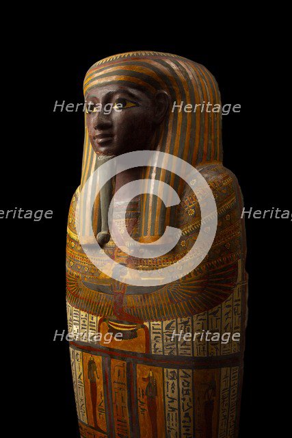 Djeddjehutefankh coffin, Third Intermediate Period (Egypt), c1070-715 BC. Artist: Unknown.