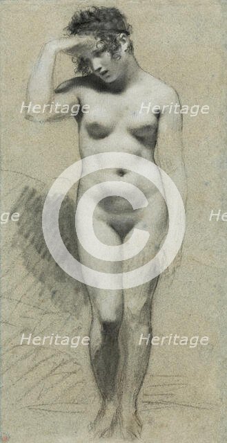 Standing Nude, 1806 or 1807. Creator: Pierre-Paul Prud'hon.