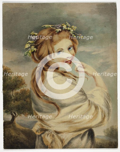 Lady Hamilton as Nature, 1800/1850. Creator: Unknown.