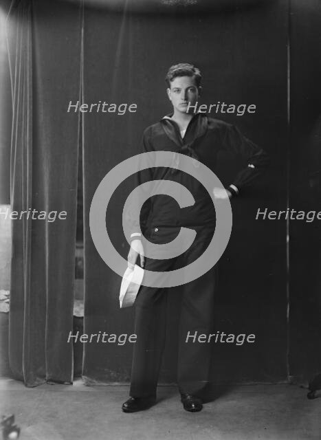 Burden, William D., Mr., portrait photograph, after 1914 Mar. 31. Creator: Arnold Genthe.