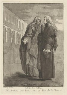 Habits des nobles (Dress of the Noblemen), 1775. Creator: Giovanni David.