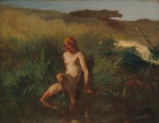 The Bather, 1846/1848. Creator: Jean Francois Millet.