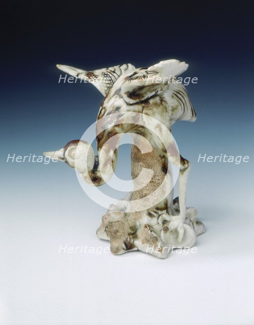 Stork and rock, Northern Song dynasty, China, 11th century. Artist: Unknown