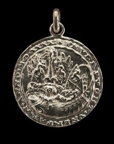 Shield, Cuirass, Casque, and Crest [reverse], 1541. Creator: Matthes Gebel.
