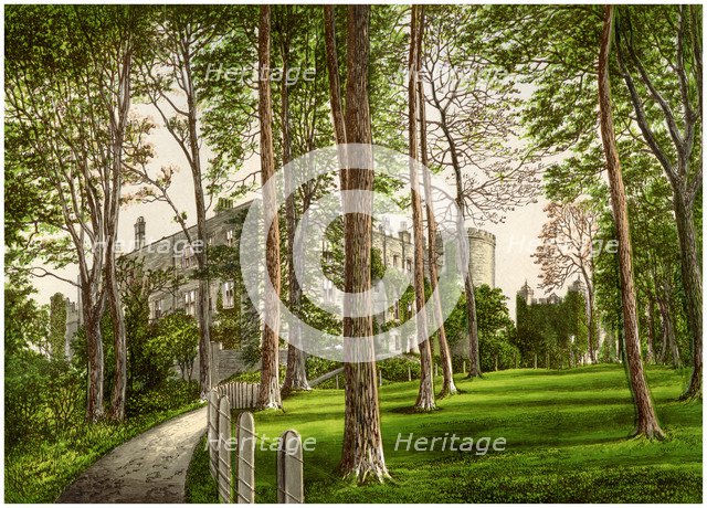 Appleby Castle, Westmorland, home of Baronet Tufton, c1880. Artist: Unknown