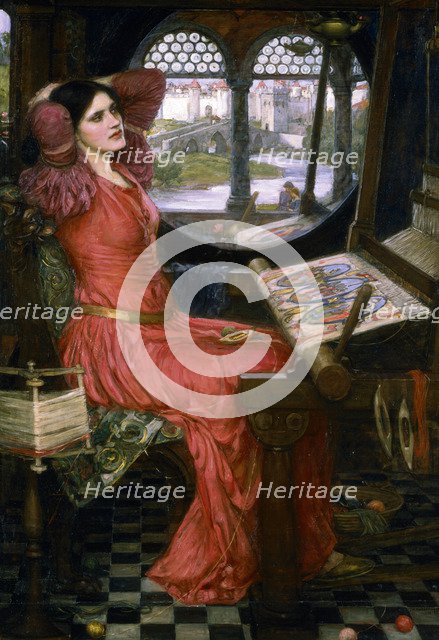 'I am half sick of shadows', c1911. Artist: John William Waterhouse