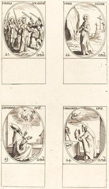 St. Ursula and Companions; St. Mary Salome; St. Severinus; St. Maglorius. Creator: Jacques Callot.