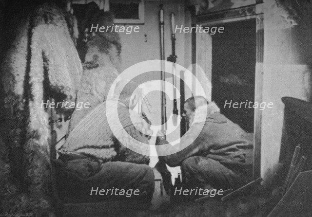 'Scott-Hansen and Johansen Inspecting the Barometers', 1893-1896, (1897). Artist: Unknown.